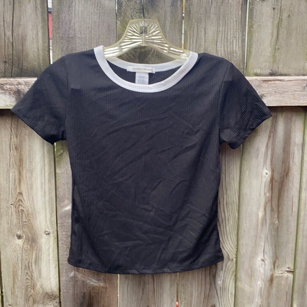 Caution to the wind ribbed top sz. S